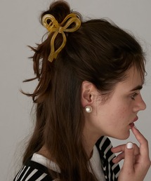 BONLECILL（ボンルシール）の「【BONLECILL Marche】リボンヘアクリップ（バレッタ/ヘアクリップ）」