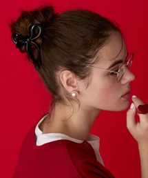BONLECILL（ボンルシール）の「【BONLECILL Marche】リボンヘアクリップ（バレッタ/ヘアクリップ）」