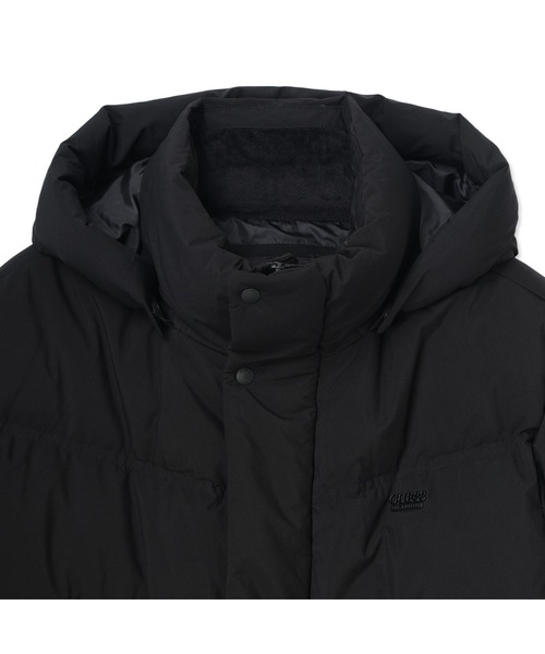Guess（ゲス）の「UNI Hooded Long Down Jacket ダウンジャケット（ダウンジャケット/コート・メンズ・ブラック・MEDIUM/LARGE/SMALL）」の3枚目の写真