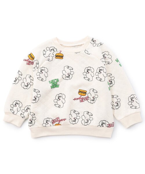 BREEZE（ブリーズ）の「【ジュニア対応】バラエティキルトかぶりパジャマ（ルームウェア/パジャマ・キッズ・レインボー/チャコール/レッド/パープル/オレンジ/ネイビー/オフホワイト・110/100/90/80/150/140/130/120）」の14枚目の写真