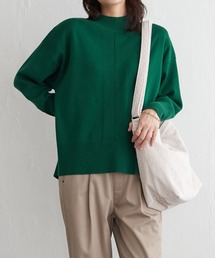 【雑誌InRed12月号掲載】コットンミックスバックスリットニット【親子コーデ】