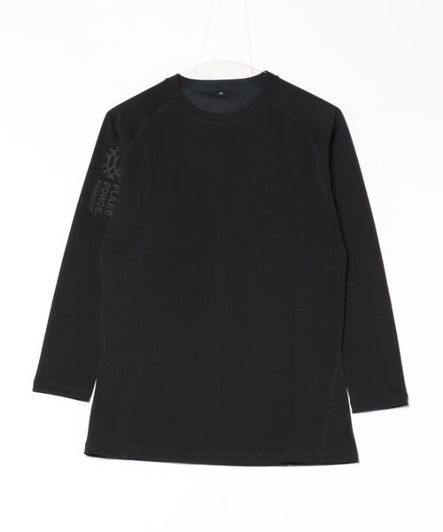 ARCHIVER(アーカイバ)の「【RES】【FLARE FORCE PRODUCT】circular rib outer compression(Tシャツ/カットソー・メンズ・ブラック・MEDIUM)」の1枚目の写真