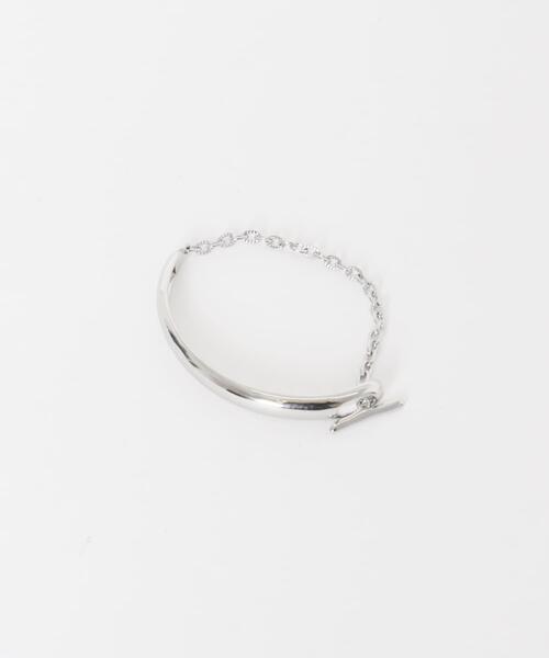 SMELLY（スメリー）の「ステンレスカーブバーマンテルブレスレット（ブレスレット・レディース・シルバー・-）」の8枚目の写真