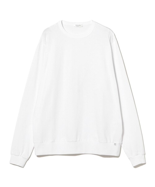BRILLA per il gusto（ブリッラペルイルグースト）の「ANTICIPO / コットン ロングスリーブ クルーネックTシャツ（Tシャツ/カットソー・メンズ・ホワイト/ブラック・42/44/46/48/50）」の2枚目の写真