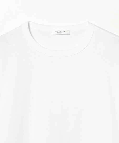 BRILLA per il gusto（ブリッラペルイルグースト）の「ANTICIPO / コットン ロングスリーブ クルーネックTシャツ（Tシャツ/カットソー・メンズ・ホワイト/ブラック・42/44/46/48/50）」の7枚目の写真