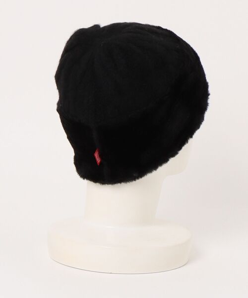 Manhattan Portage（マンハッタンポーテージ）の「Fur & Cable Knit Cap（ニットキャップ/ビーニー・メンズ・ピンク/ブラック/アイボリー・FREE）」の9枚目の写真