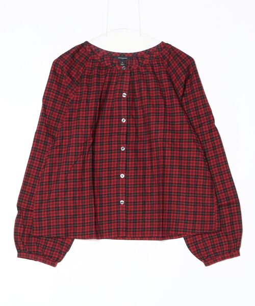 BANANA REPUBLIC FACTORY STORE(バナナリパブリック ファクトリーストア)の「BANANA REPUBLIC FACTORY STORE パフスリーブ トップ(シャツ/ブラウス・レディース・ブラウン/ブラウン系その他/レッド系その他・S/XS/L/M)」の10枚目の写真