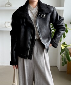 セール】ペイントボアレザーライダース（ライダースジャケット