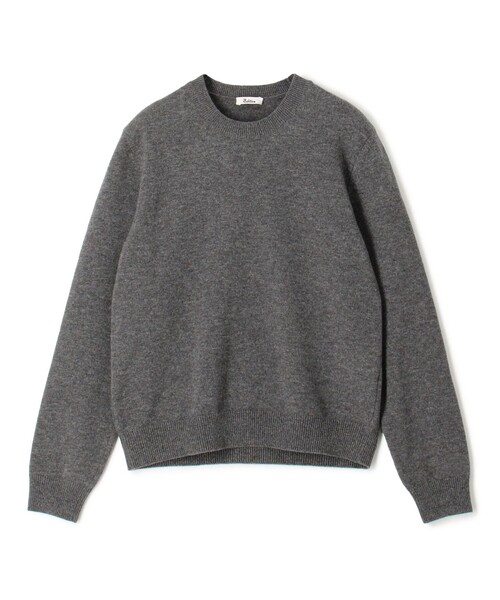 ファインウール クルーネックプルオーバー S チャコールグレー エクストラファインウール クルーネックプルオーバー（ニット/セーター