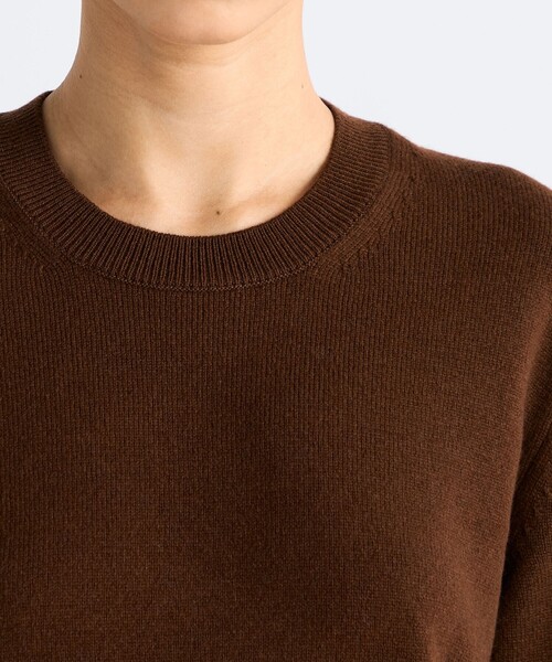 エクストラファインウール クルーネックプルオーバー（ニット/セーター