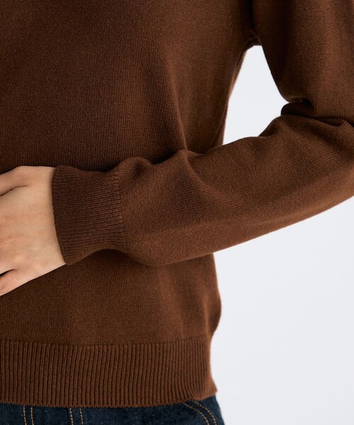 エクストラファインウール クルーネックプルオーバー（ニット/セーター