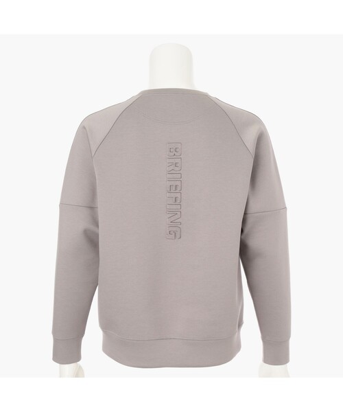 17日まで！BRIEFING クルーネック スウェット カーキ BRIEFING クルーネック スウェット カーキ