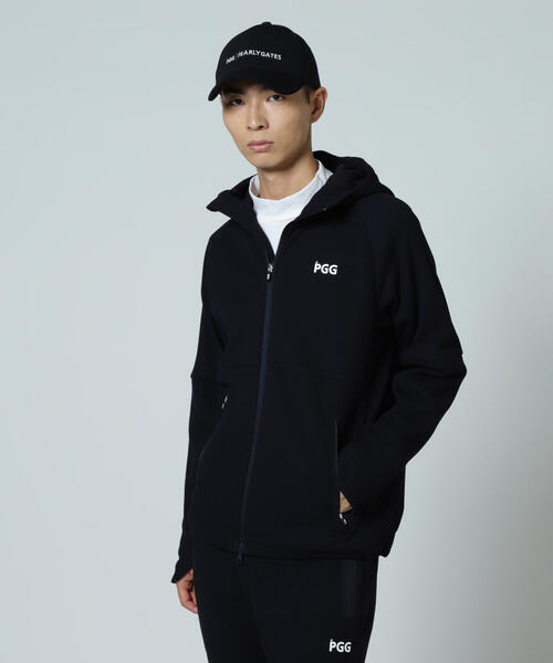 PEARLY GATES(パーリーゲイツ)の「【PGG】【直営店舗&公式オンライン限定】Wラッセルメッシュ×OCTA フルジップフーディジャケット (MENS)(ブルゾン・メンズ・ネイビー・MEDIUM/LARGE/X-LARGE)」の3枚目の写真