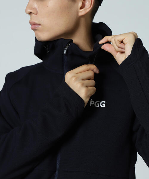 PEARLY GATES(パーリーゲイツ)の「【PGG】【直営店舗&公式オンライン限定】Wラッセルメッシュ×OCTA フルジップフーディジャケット (MENS)(ブルゾン・メンズ・ネイビー・MEDIUM/LARGE/X-LARGE)」の8枚目の写真