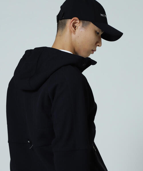 PEARLY GATES(パーリーゲイツ)の「【PGG】【直営店舗&公式オンライン限定】Wラッセルメッシュ×OCTA フルジップフーディジャケット (MENS)(ブルゾン・メンズ・ネイビー・MEDIUM/LARGE/X-LARGE)」の13枚目の写真