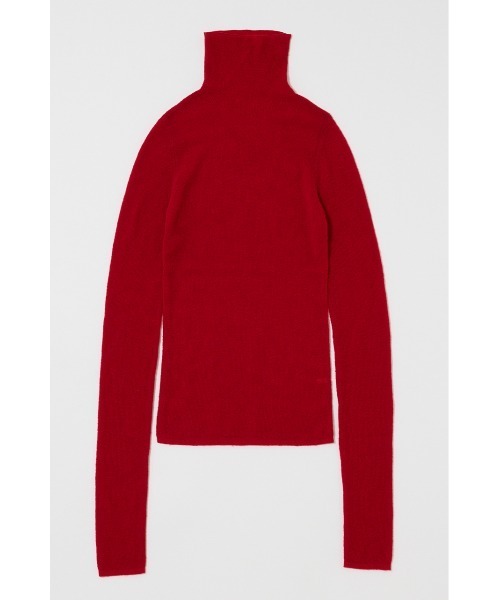 MOUSSY（マウジー）の「SHEER TURTLE NECK KNIT トップス（ニット/セーター・レディース・レッド/杢グレー/アイボリー/ブラック・FREE）」の20枚目の写真