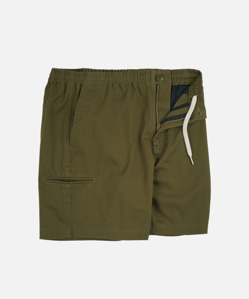 FRIZMWORKS(フリズムワークス)の「WASHED OFFICER CHINO SHORTS _ OLIVE(その他パンツ・メンズ・その他・SMALL/MEDIUM/LARGE/X-LARGE)」の2枚目の写真