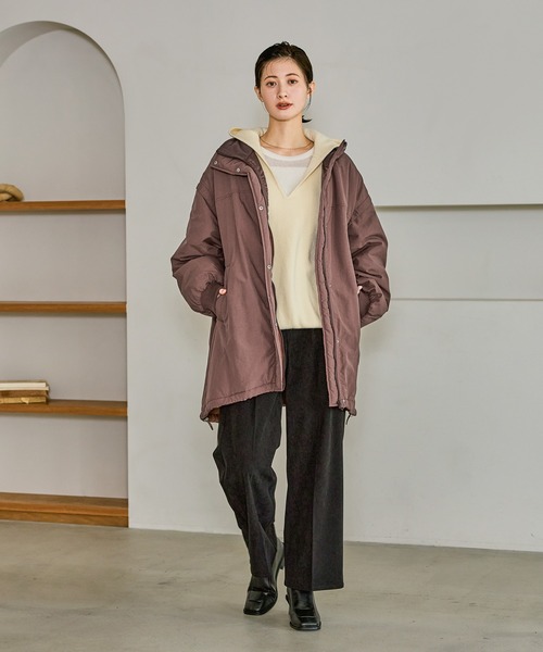 LAKOLE（ラコレ）の「起毛シアー長袖 / 608849（Tシャツ/カットソー・レディース・ブラウン/オフホワイト/ピンク/チャコール・FREE）」の12枚目の写真