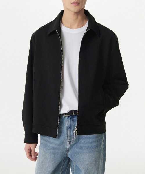 MUSINSA STANDARD（ムシンサスタンダード）の「リラックスドミニマルジャケット[ブラック]（ブルゾン・メンズ・その他・XX-LARGE/LARGE/MEDIUM/X-LARGE）」の2枚目の写真