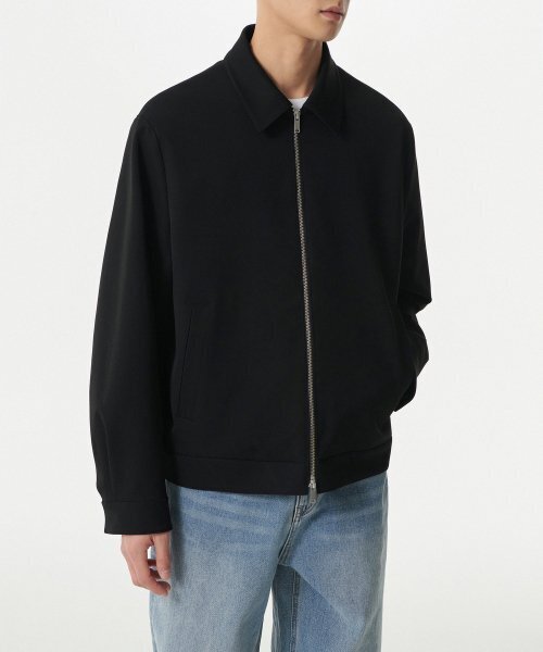 MUSINSA STANDARD（ムシンサスタンダード）の「リラックスドミニマルジャケット[ブラック]（ブルゾン・メンズ・その他・XX-LARGE/LARGE/MEDIUM/X-LARGE）」の3枚目の写真