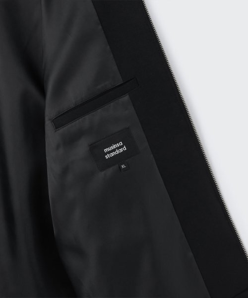 MUSINSA STANDARD（ムシンサスタンダード）の「リラックスドミニマルジャケット[ブラック]（ブルゾン・メンズ・その他・XX-LARGE/LARGE/MEDIUM/X-LARGE）」の8枚目の写真