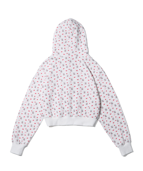YOUHEE（ユヒ）の「PETITE PATTERN HOOD ZIP-UP WHITE（パーカー・レディース・その他・SMALL/MEDIUM）」の7枚目の写真