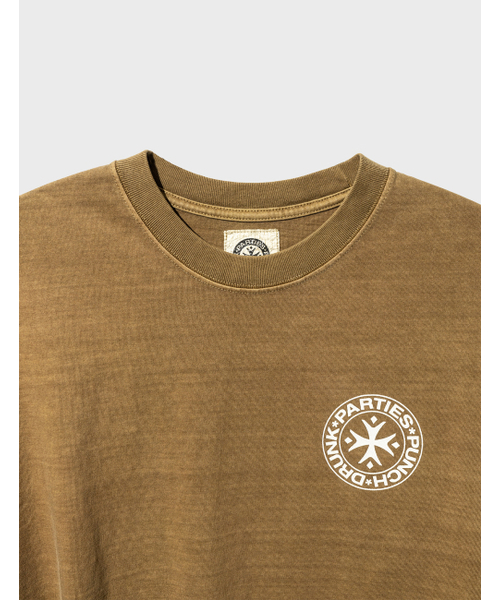 PUNCH DRUNK PARTIES（パンチドランクパーティーズ）の「Circle Logo Garment Dyed Tee (CAMEL)（Tシャツ/カットソー・メンズ・その他・3/1/2）」の3枚目の写真