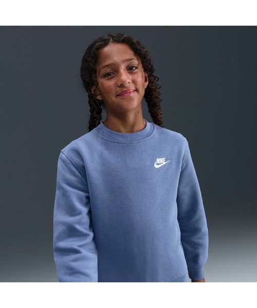 NIKE(ナイキ)の「ナイキ NIKE ナイキ YTH NSW クラブ LBR フリース L/S クルー(スウェット・キッズ・ブルーグレー/ピンク/レッド/オレンジ・130cm/140cm/150cm/160cm)」の13枚目の写真