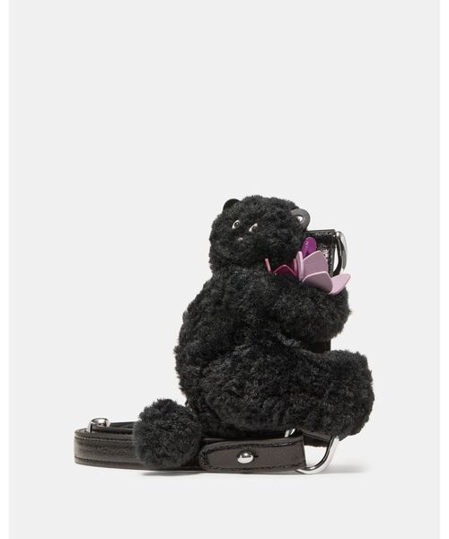 kate spade new york（ケイトスペード ニューヨーク）の「ケーエスデュオ シアリング ベア クロスボディ バッグ（ショルダーバッグ・レディース・ブラック・ONESIZE）」の11枚目の写真