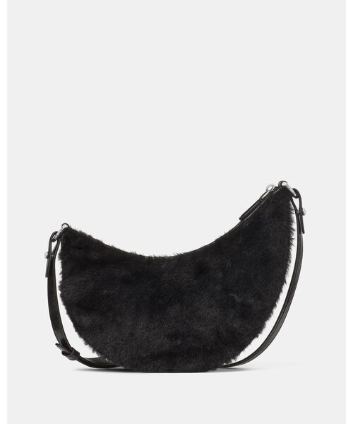 kate spade new york（ケイトスペード ニューヨーク）の「ケーエスデュオ シアリング ベア クロスボディ バッグ（ショルダーバッグ・レディース・ブラック・ONESIZE）」の7枚目の写真