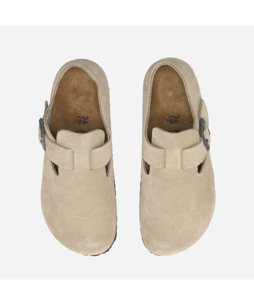 BIRKENSTOCK(ビルケンシュトック)の「BIRKENSTOCK LONDON SUEDE LEATHER -NARROW- / ビルケンシュトック ロンドン スエードレザー ナローフィット(スニーカー・レディース・ベージュ・36/37/38/39/35)」の2枚目の写真