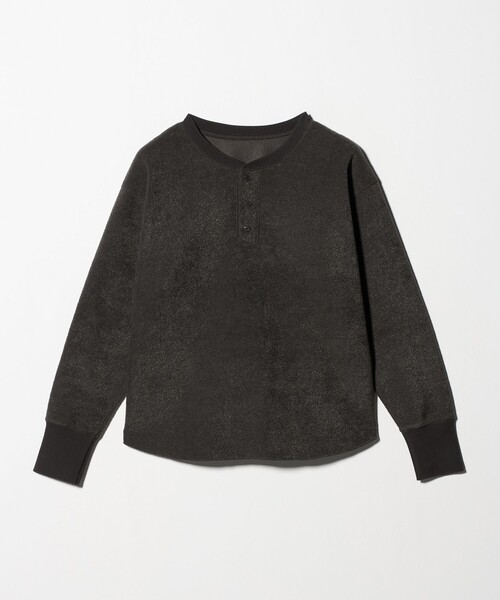 CITEN(シテン)の「<CITEN>裏起毛2WAYヘンリートップ(Tシャツ/カットソー・レディース・ダークグレー/イエロー/オフホワイト・FREE)」の13枚目の写真