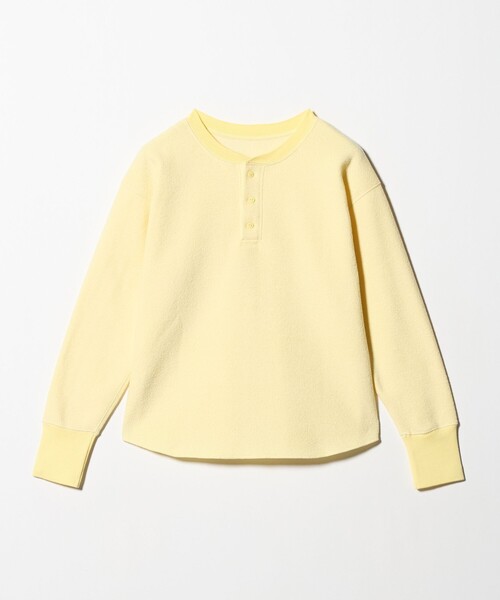 CITEN(シテン)の「<CITEN>裏起毛2WAYヘンリートップ(Tシャツ/カットソー・レディース・ダークグレー/イエロー/オフホワイト・FREE)」の21枚目の写真