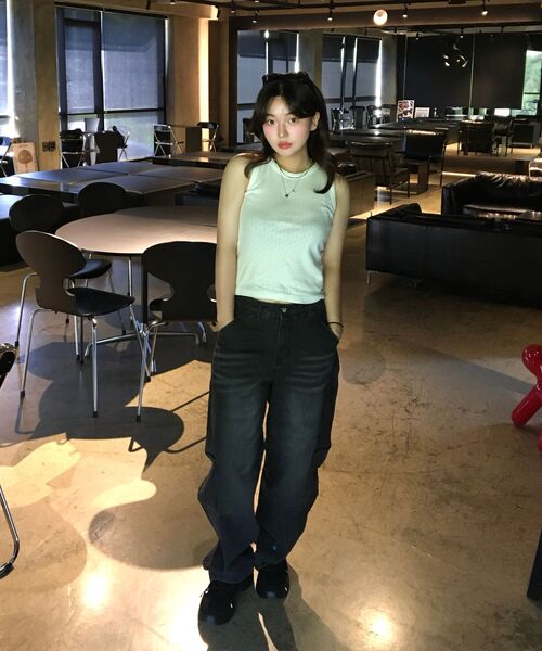 BER DE NOIR(ベールドノワール)の「カーブドツーピンタックサイドデニムパンツ(ブラック)(デニムパンツ・メンズ・その他・SMALL/MEDIUM/LARGE)」の10枚目の写真