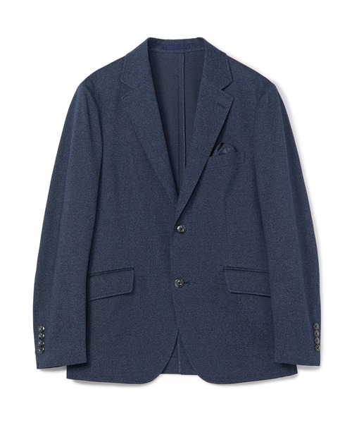 MEN'S BIGI(メンズビギ)の「【ACTIVE TAILOR/アクティブテイラー】ハイゲージツイル ジャージジャケット<防シワ性><ストレッチ>(テーラードジャケット・メンズ・ブラック/ネイビー・01/02/03/04)」の3枚目の写真