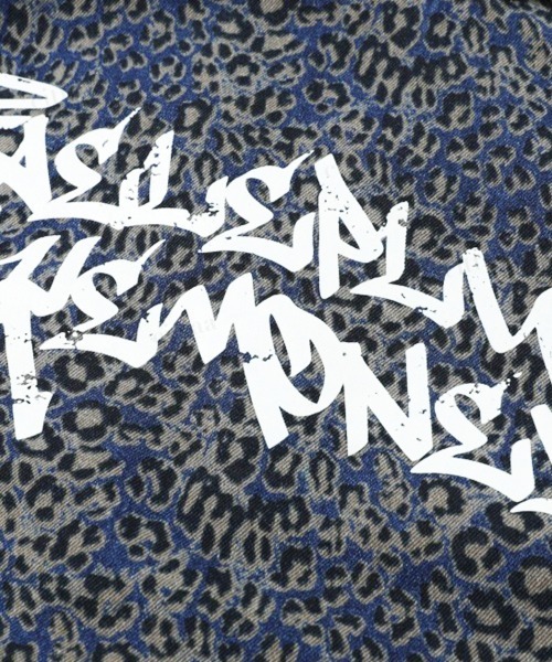 Dalfwin(ダールフィン)の「韓国ファッション TAELEPLUSバックロゴ裏地ボアレオパード柄デニムベスト(その他アウター・レディース・ブルー・FREE)」の13枚目の写真