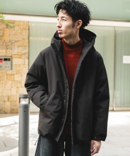 セール】ウールブレンドラミネートダウンパーカー（ダウンジャケット