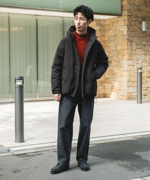 セール】ウールブレンドラミネートダウンパーカー（ダウンジャケット