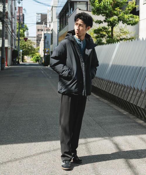 セール】ウールブレンドラミネートダウンパーカー（ダウンジャケット