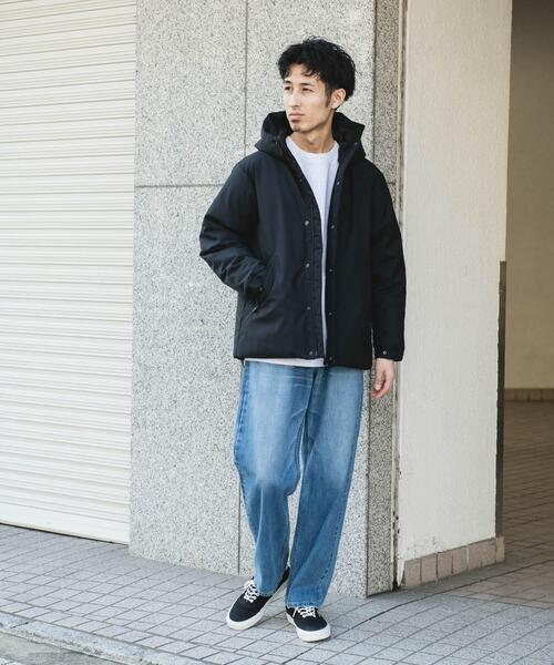 セール】ウールブレンドラミネートダウンパーカー（ダウンジャケット