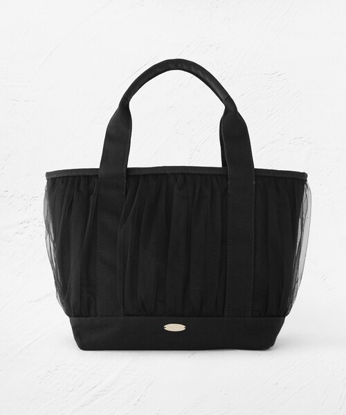GATHER TULLE TOTE キャンバストート（トートバッグ）｜TOCCA（トッカ