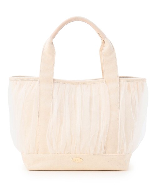 TOCCA(トッカ)の「GATHER TULLE TOTE キャンバストート(トートバッグ・レディース・ブラック系/アイボリー系・F)」の16枚目の写真