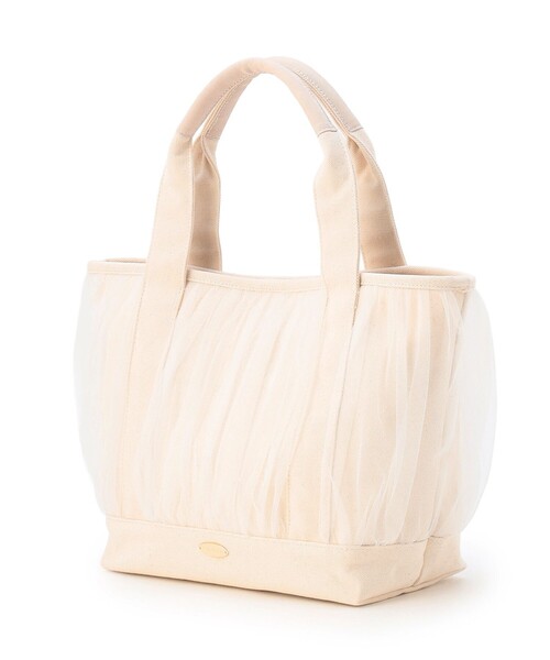 TOCCA(トッカ)の「GATHER TULLE TOTE キャンバストート(トートバッグ・レディース・ブラック系/アイボリー系・F)」の17枚目の写真