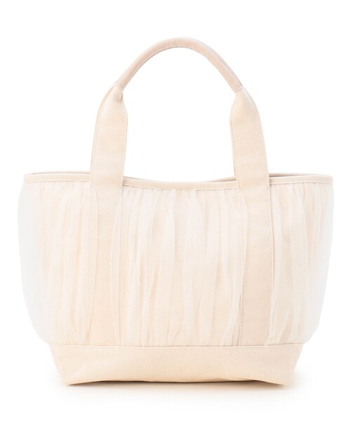 TOCCA(トッカ)の「GATHER TULLE TOTE キャンバストート(トートバッグ・レディース・ブラック系/アイボリー系・F)」の18枚目の写真