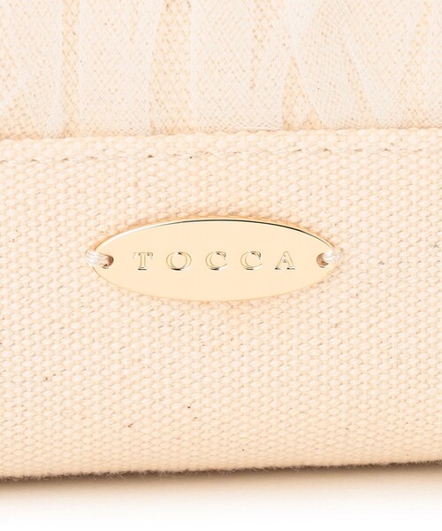 TOCCA(トッカ)の「GATHER TULLE TOTE キャンバストート(トートバッグ・レディース・ブラック系/アイボリー系・F)」の20枚目の写真