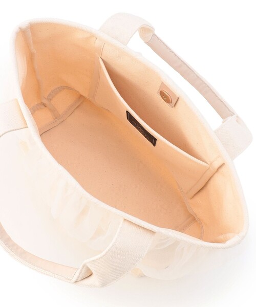 TOCCA(トッカ)の「GATHER TULLE TOTE キャンバストート(トートバッグ・レディース・ブラック系/アイボリー系・F)」の22枚目の写真
