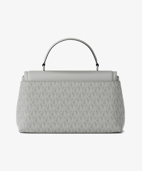 MICHAEL KORS(マイケルコース)の「TRIBECA サッチェル エクストラスモール - MKシグネチャー(ハンドバッグ・レディース・グレー系・FREE)」の4枚目の写真