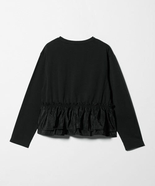 green label relaxing(グリーンレーベルリラクシング)の「【WEB限定】<at ease>ドッキング フリル プルオーバー カットソー(Tシャツ/カットソー・レディース・ホワイト/ブラック・FREE)」の16枚目の写真