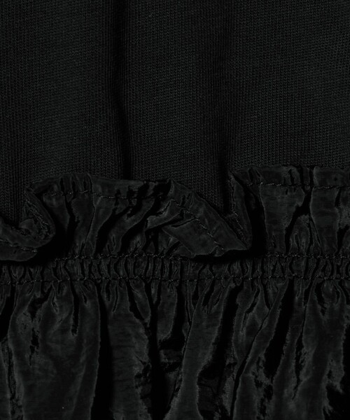 green label relaxing(グリーンレーベルリラクシング)の「【WEB限定】<at ease>ドッキング フリル プルオーバー カットソー(Tシャツ/カットソー・レディース・ホワイト/ブラック・FREE)」の8枚目の写真