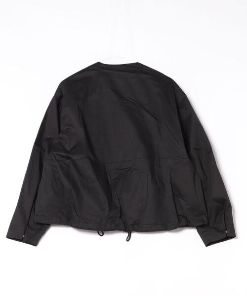 Munich（ミューニック）の「【ウォッシャブル】オーガニックコットンツイル×octaノーカラーブルゾン（ブルゾン・レディース・ブラック/アイボリー・FREE）」の16枚目の写真